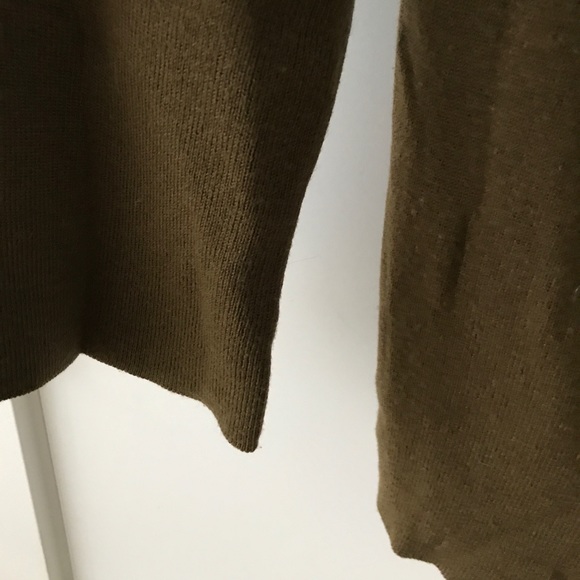 Oak and fort high neck sweater with slit on one shoulder oversized - Picture 3 of 5